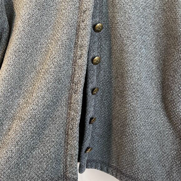 LL Bean Button Front Cropped Layering Knit Cardigan Casual Conservative Size SM - Picture 4 of 8